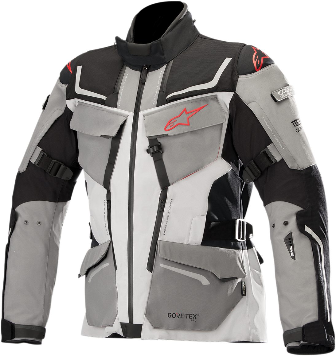 Chamarra Alpinestars Revenant - Negro/Gris/Rojo