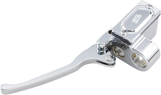 Chrome 9/16" Clutch Master Cylinder Assembly