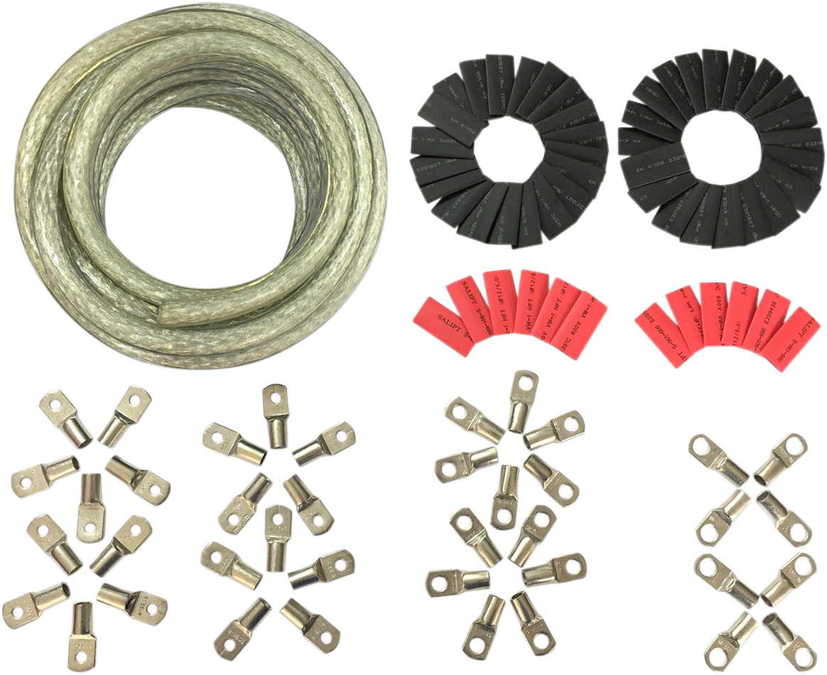 Custom Battery Cable Kit  - Harley Davidson - Clear