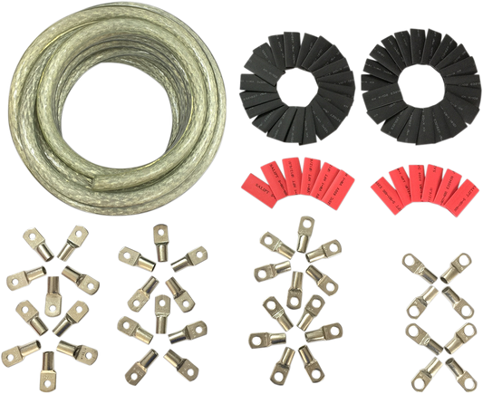 Custom Battery Cable Kit  - Harley Davidson - Clear