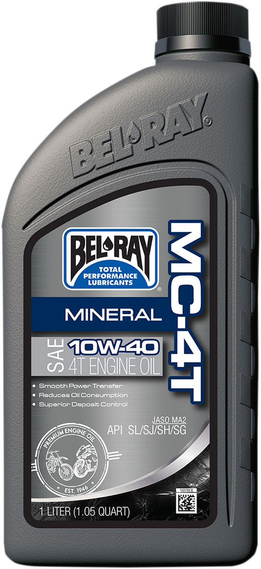 MC-4T Mineral Oil - 10W-40 - 1 L