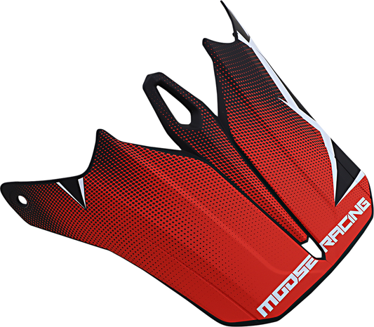 F.I. Agroid Visor Kit - Red/Black