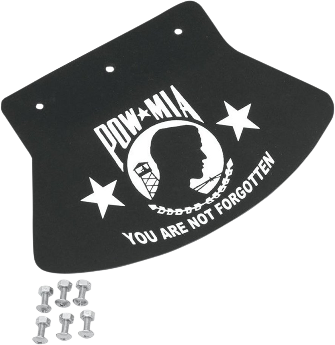 Mud Flap - POW-MIA - 9.5" W x 6.5" H