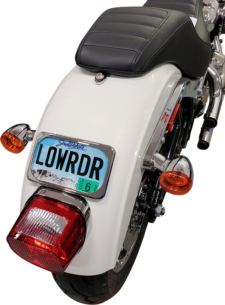 License Plate Mount - Large Radius