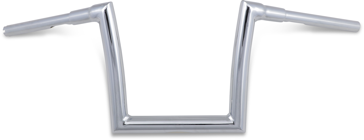 Chrome 1-1/2" Strip Handlebar with 10" Rise