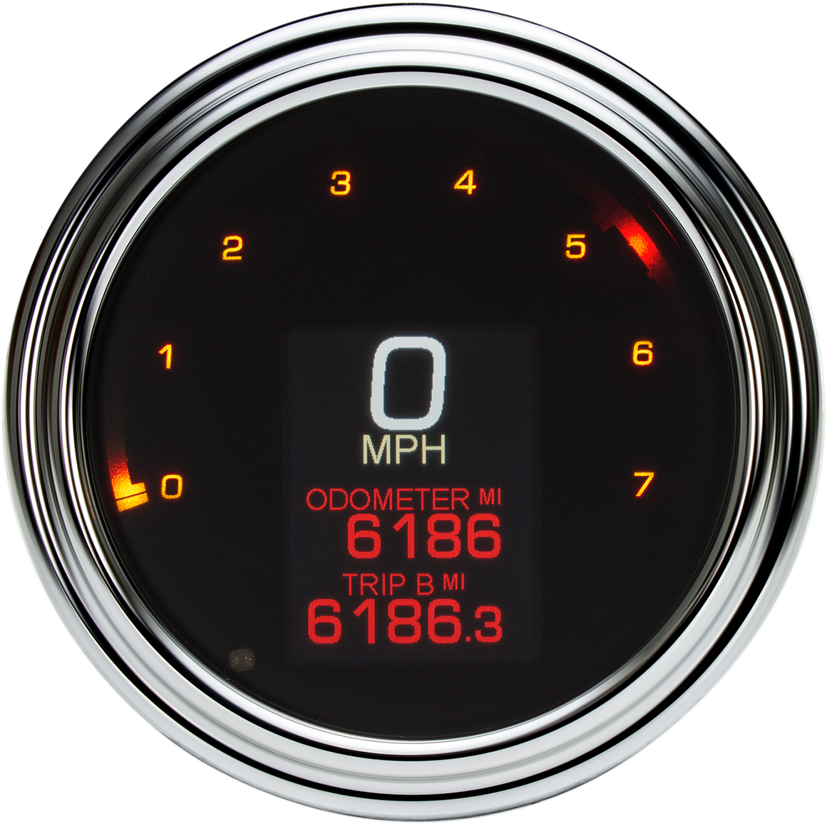 Tank Speedometer - Chrome Bezel - 4.5"