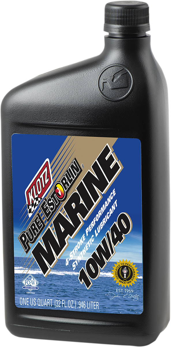 Marine 4-Stroke Engine Oil - 10W-40 - 1 U.S. quart