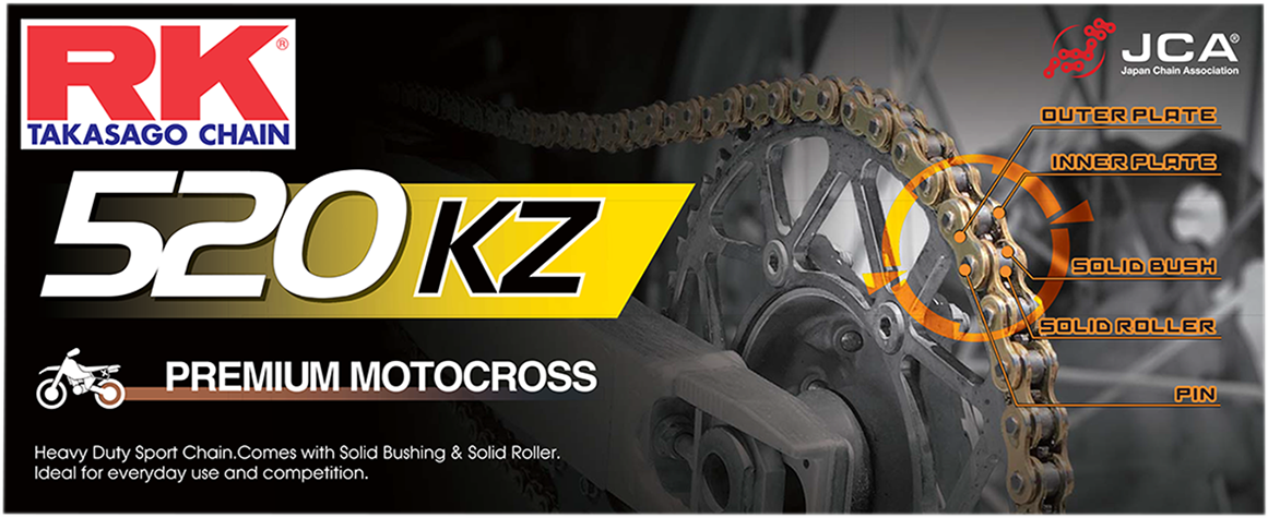 520KZ6 - Heavy-Duty Chain - 120 Links