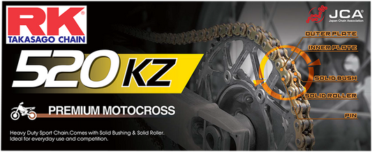 520KZ6 - Heavy-Duty Chain - 120 Links