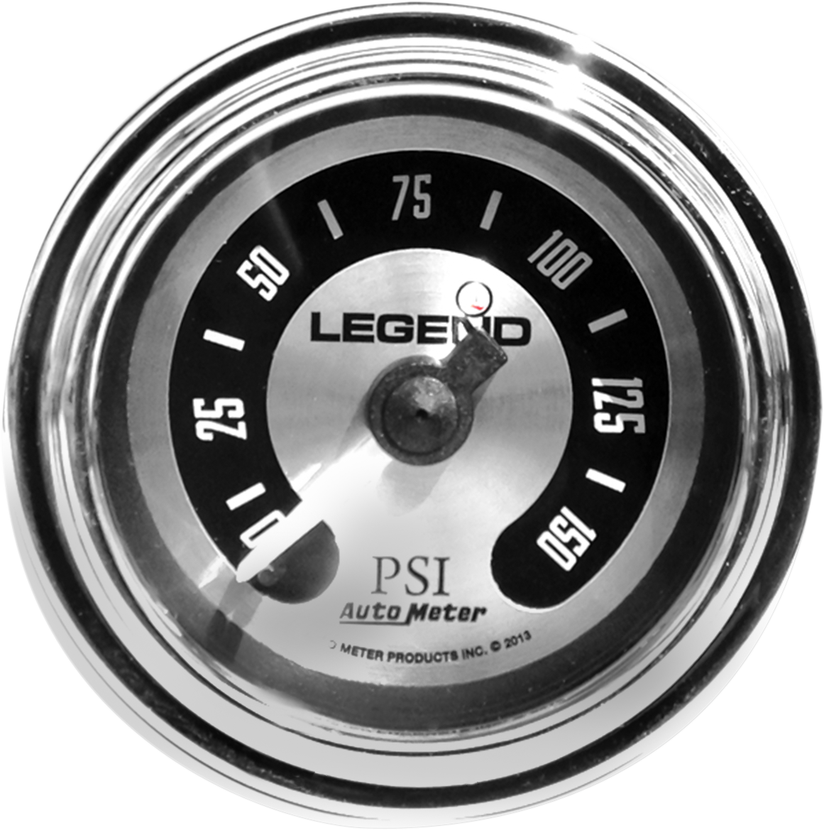 Fairing Mounted LED Backlit PSI Gauges - Spun Aluminum