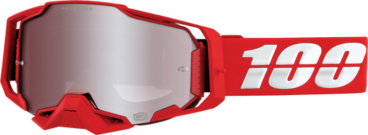 Armega Goggles - War Red - HiPER Silver Mirror