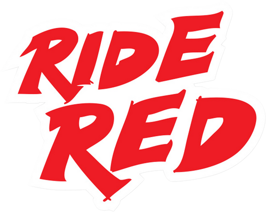 Decal Sheet - 4" - Ride Red