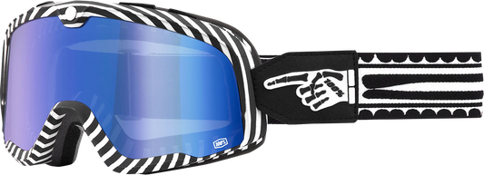 Barstow Goggles - Death Spray - Blue Mirror