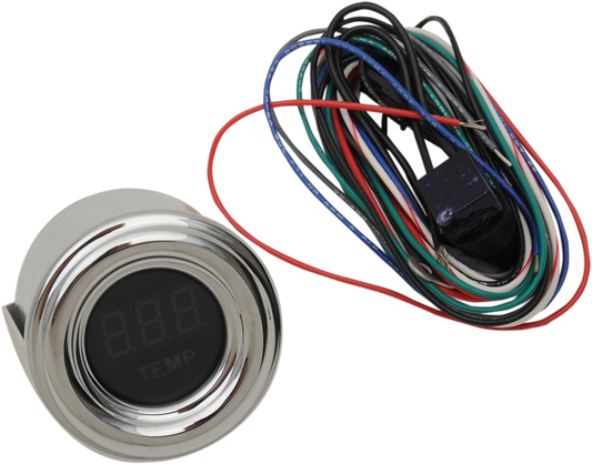 1-7/8" MPH 4000 Series Oil Temperature Gauge - Red Display