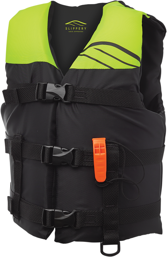 Youth Hydro Vest - Black/Neon Yellow