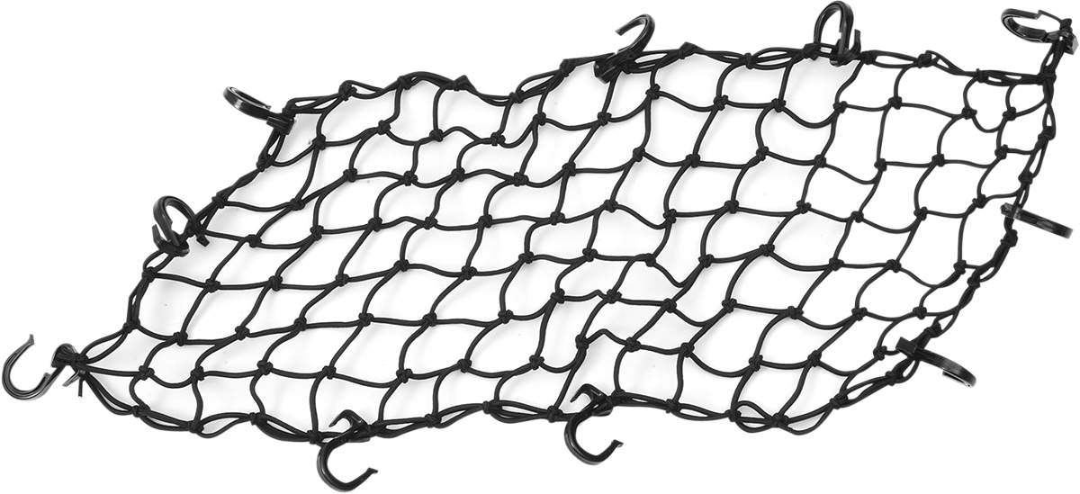 Adjustable Cargo Net - 15" x 30" -  Black