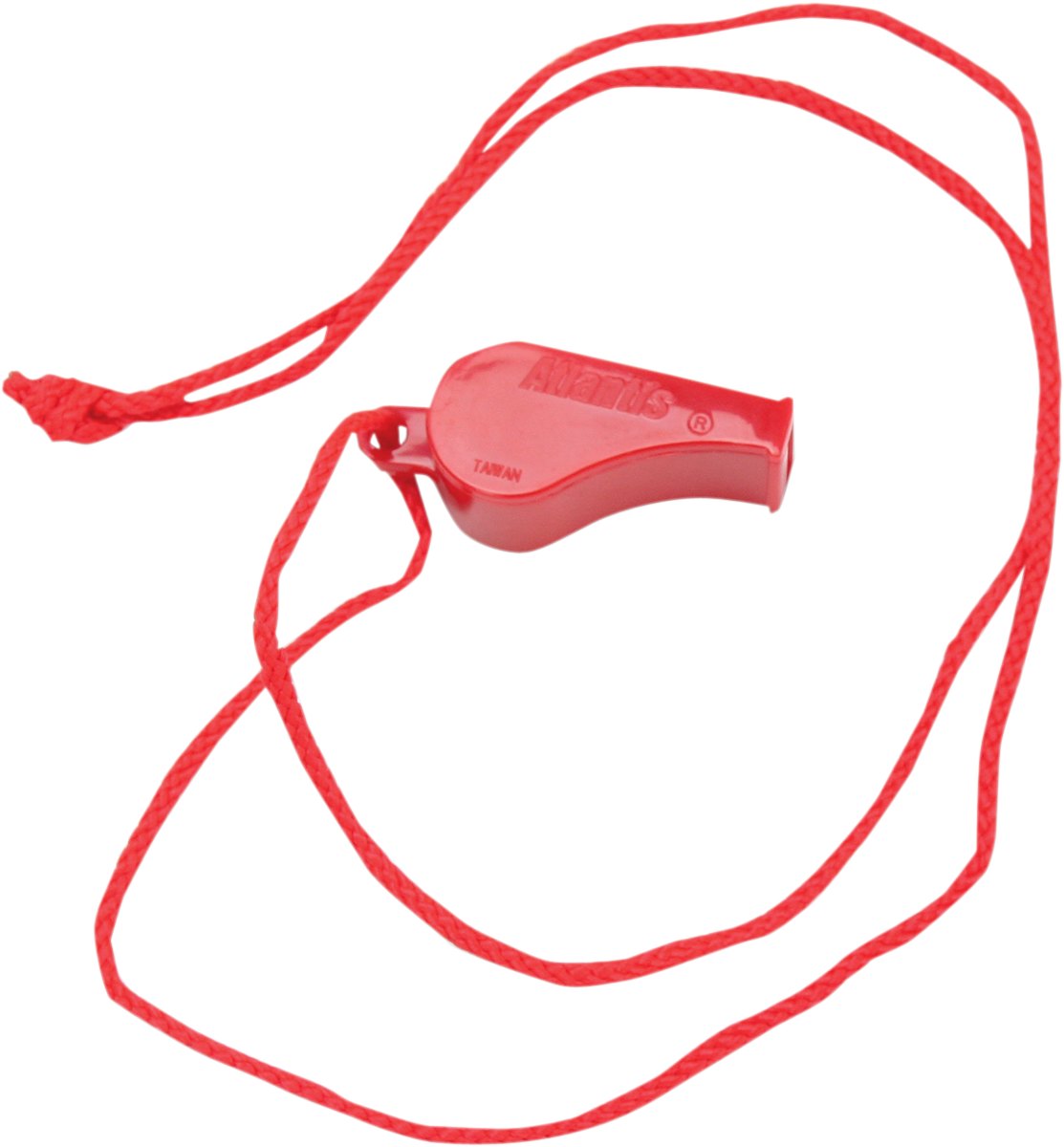 Whistle - Corded - Red