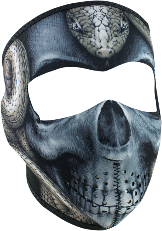 Full-Face Mask - Snake Skull