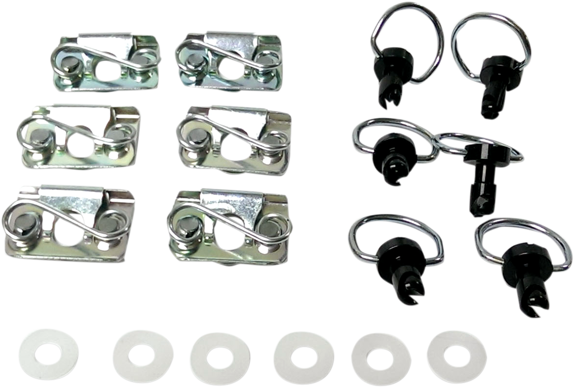 D-Ring Kit - Black Clips