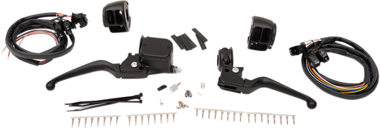 Handlebar Controls - 11/16" Master Cylinder - '96 - '11 - Black