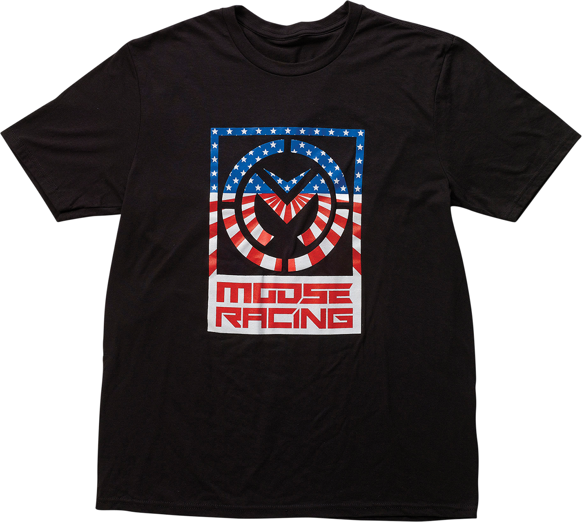 Acclaim T-Shirt - Black/Red/White/Blue -  Large