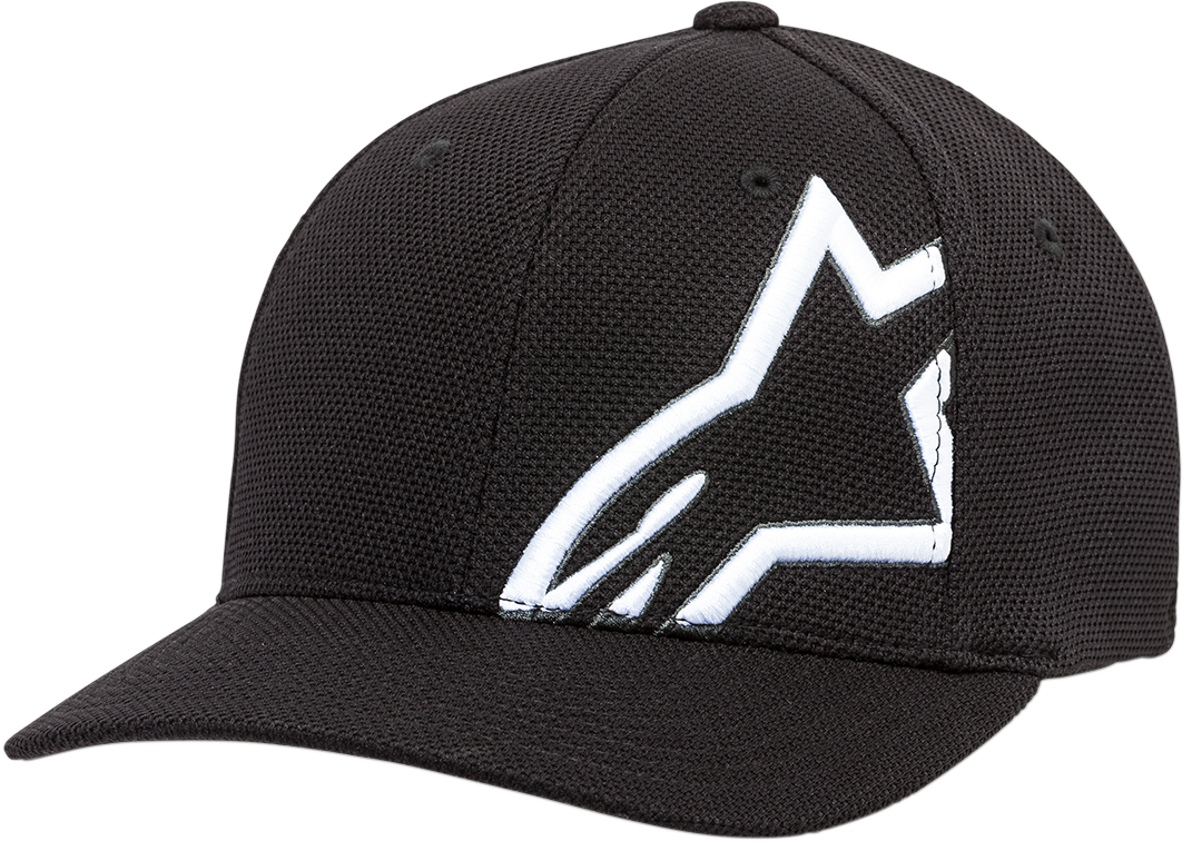 Gorra Alpinestars Corporate Stretch Mesh Negra/Blanco