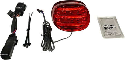 Mini Taillight -  Turn Signal Eliminator Mount - Red