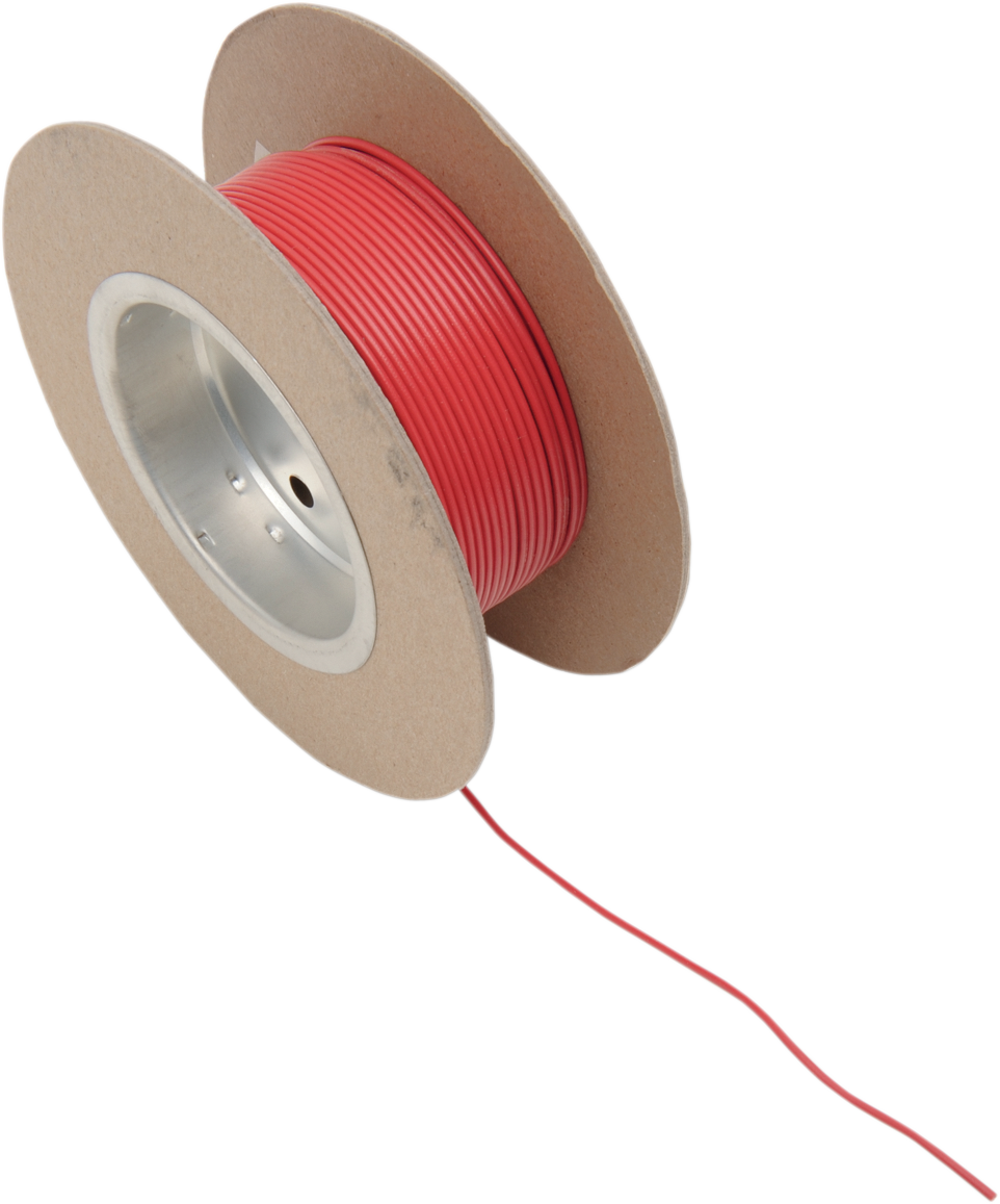 100' Wire Spool - 18 Gauge - Red