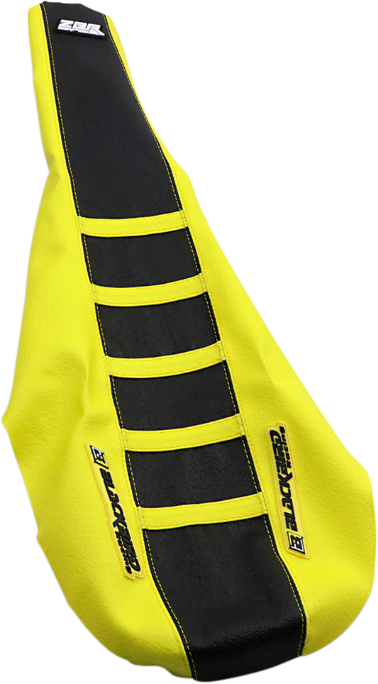 Zebra Seat Cover - Gripper - Black/Yellow