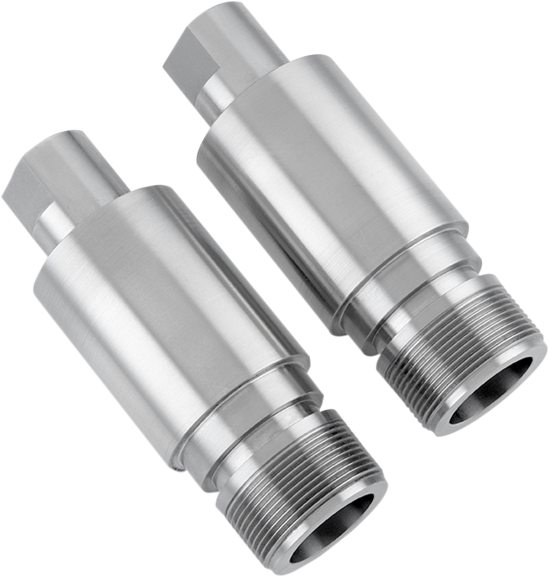 Chrome Fork Tube Extensions - 39 mm Diameter - Extends +2"