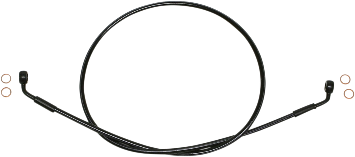 Brake Line - EZ Align - Stainless Steel - Black