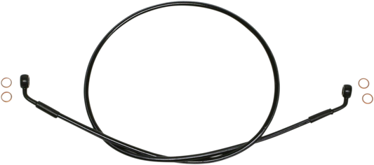 Brake Line - EZ Align - Stainless Steel - Black