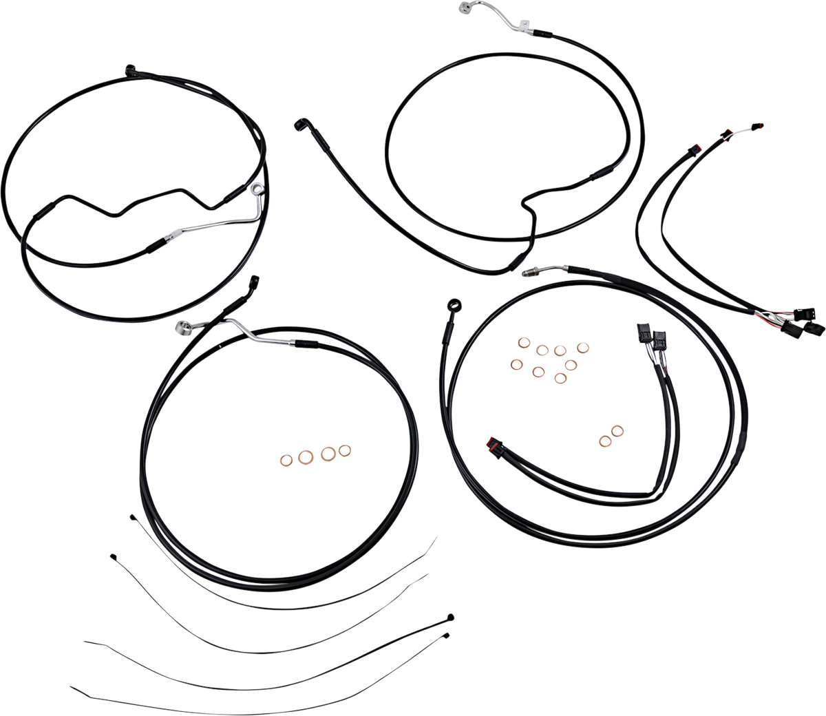 Control Cable Kit - XR - Black