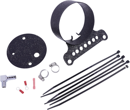 Single Gauge Bracket - Wrinkle Black