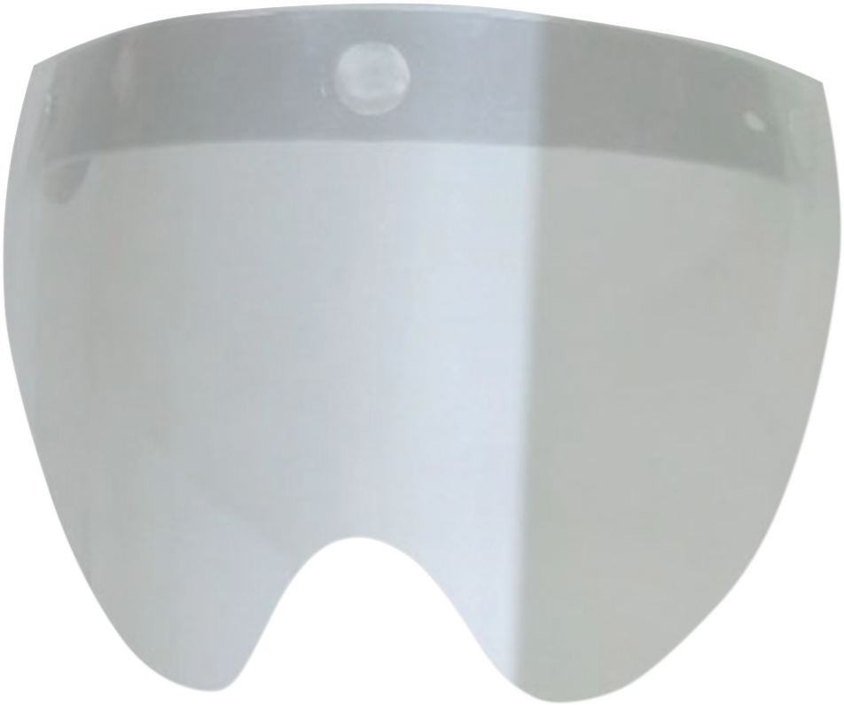 3-Snap Flip Shield - Short - Silver Mirror