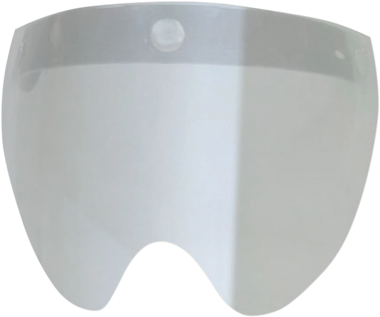 3-Snap Flip Shield - Short - Silver Mirror