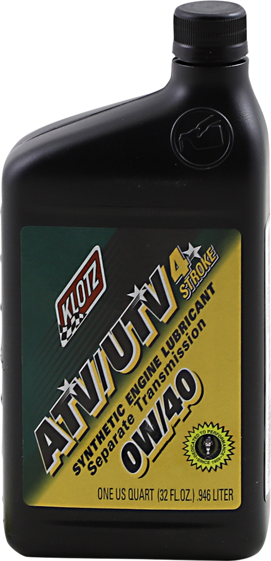 ATV Synthetic 4T Engine Oil - 0W-40 - 1 U.S. quart