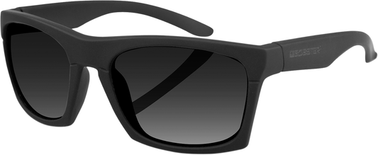 Capone Sunglasses - Matte Black - Smoke