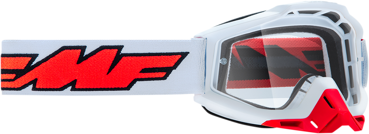 PowerBomb Goggles - Rocket - White - Clear