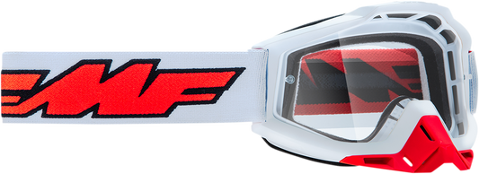 PowerBomb Goggles - Rocket - White - Clear