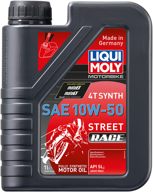 Street Race Synthetic 4T Oil - 10W-50 - 1 L