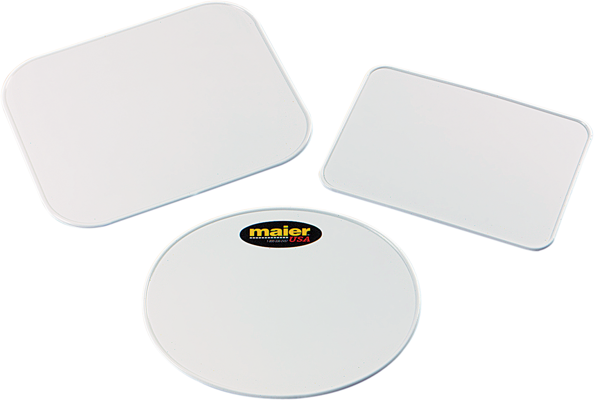 Univesal Number Plate - 10" x 12" - White