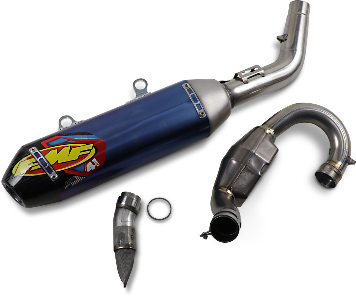 4.1 RCT Exhaust with MegaBomb - Anodized Titanium