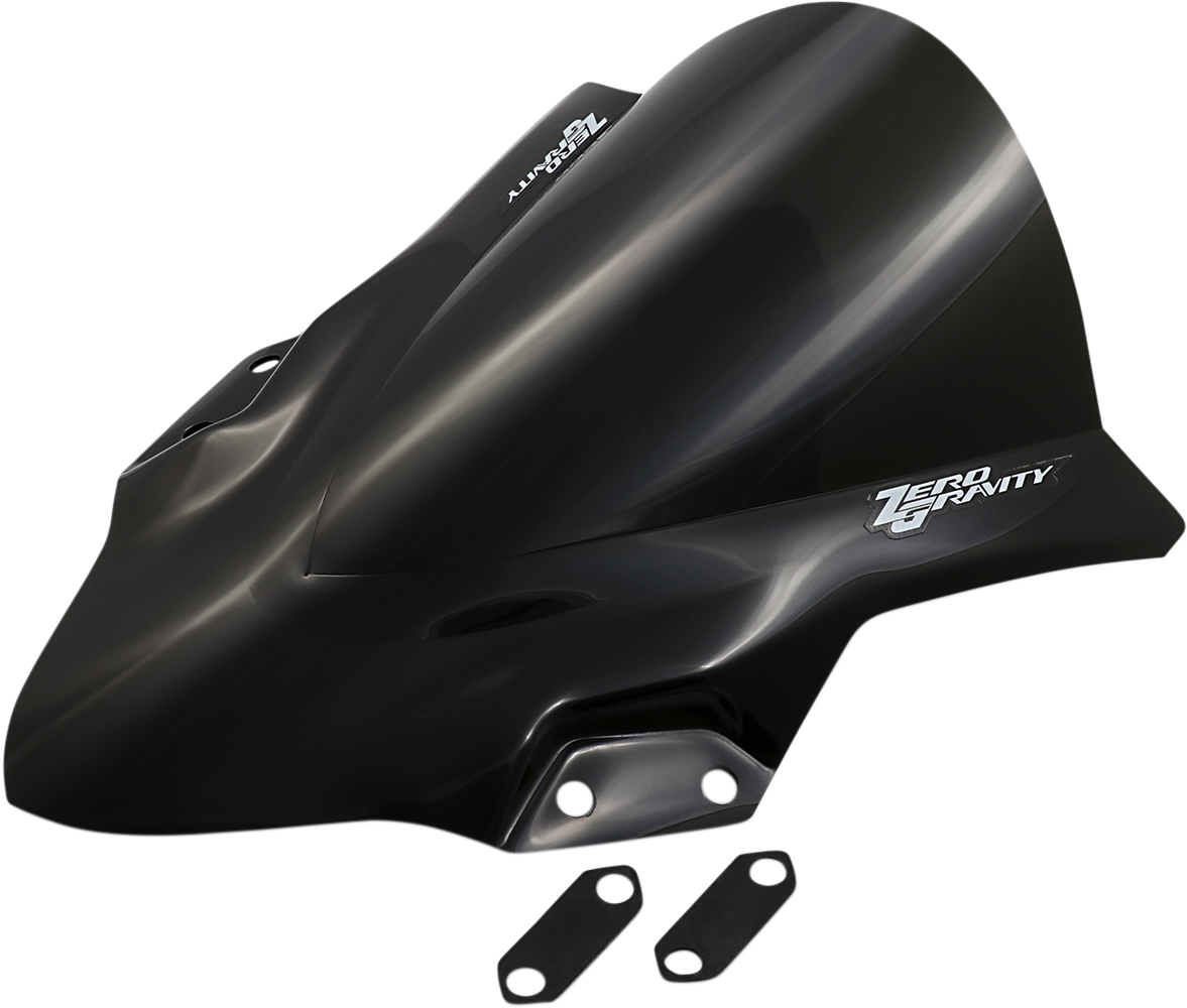 Double Bubble Windscreen - Dark Smoke - Ninja 400