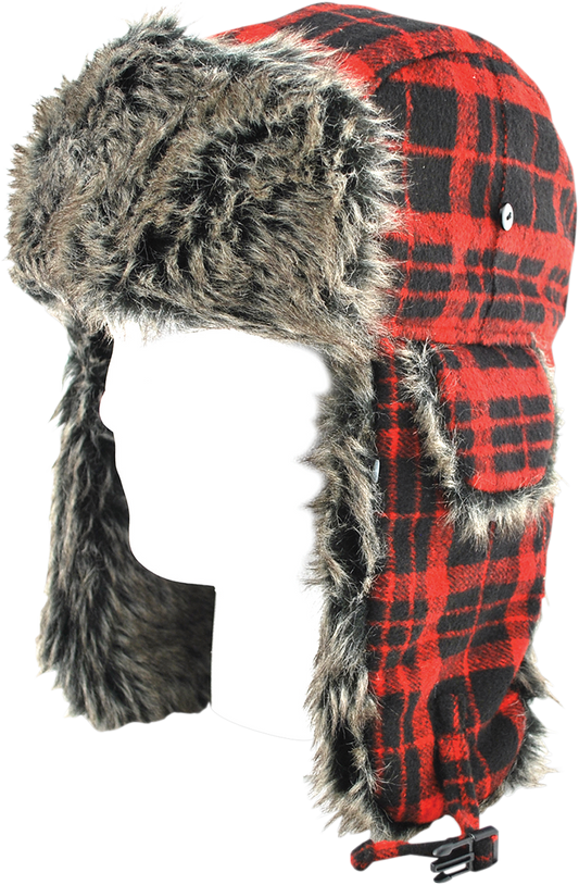 Trooper Hat - Buffalo Plaid