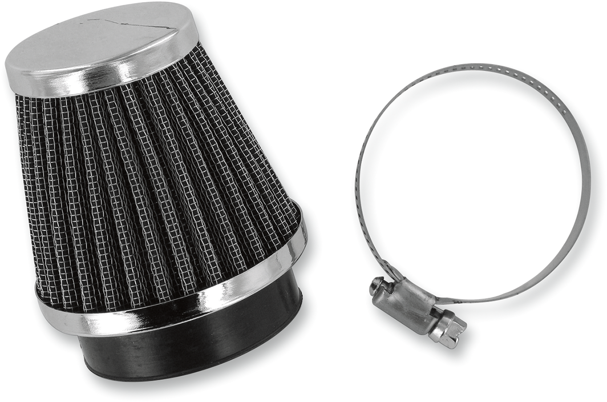 Air Filter - Chrome End - 52mm