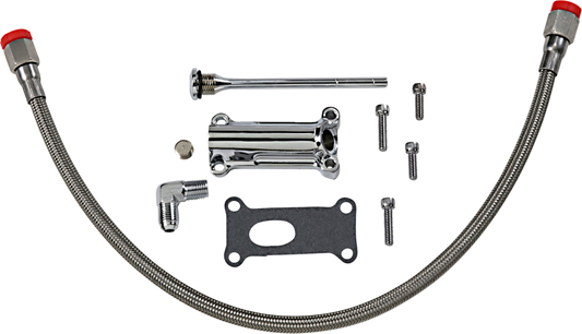 Engine Oil Spout Kit - Chrome