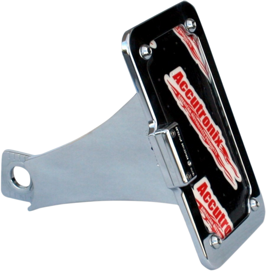 Side mount License Plate Assembly - Chrome