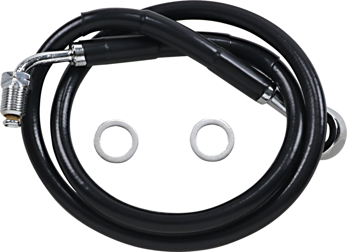 Brake Line - +6" - Black - '18-'20 Softail