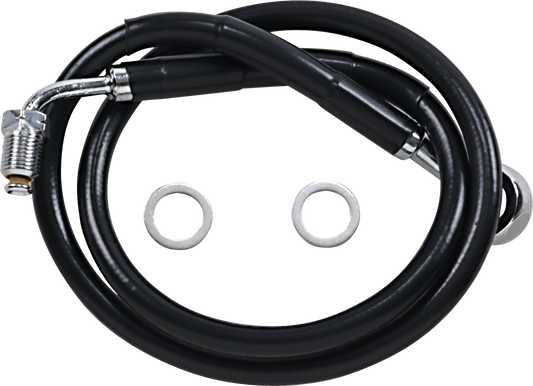 Brake Line - +6" - Black - '18-'20 Softail